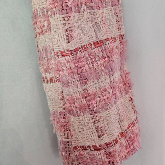 ‘Endless Rose’ Pink Tweed Cropped Blazer NWT Size S - Picture 3 of 10